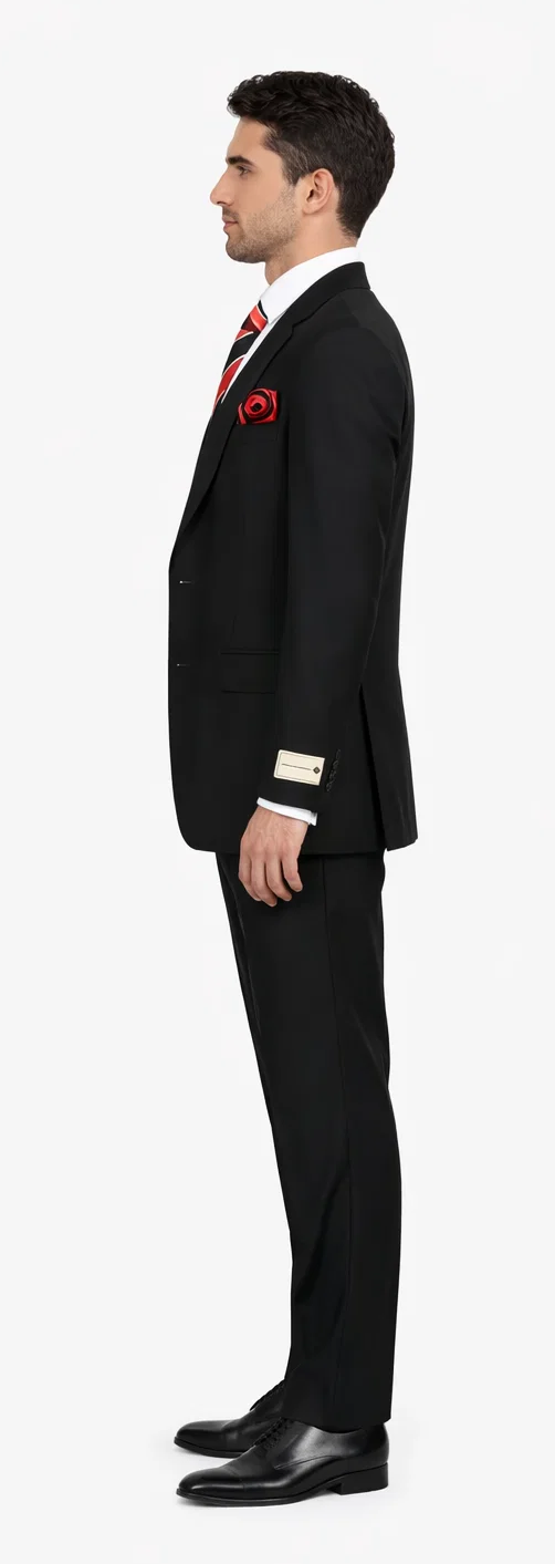 Rossiman Rossi Men's Dress Suit – Premium Tailored Suit for Formal Occasions Modern Fit