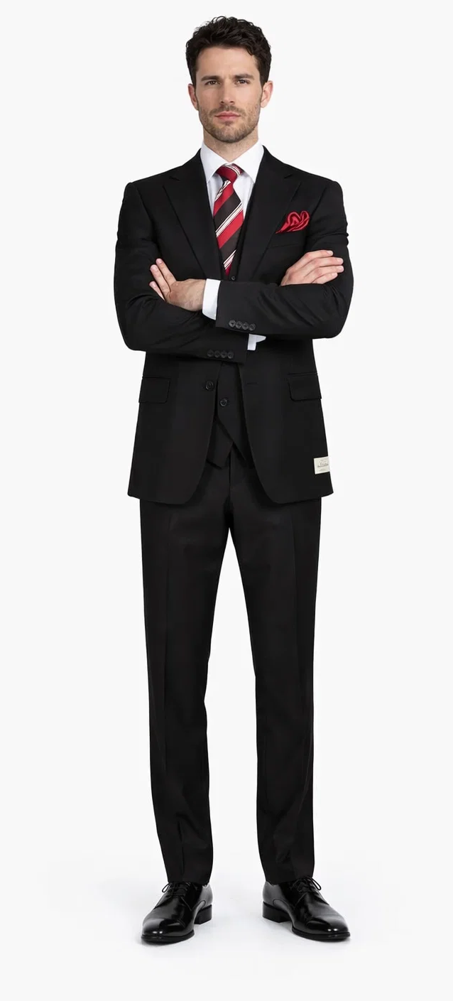 Rossiman Rossi Men's Dress Suit – Premium Tailored Suit for Formal Occasions Modern Fit