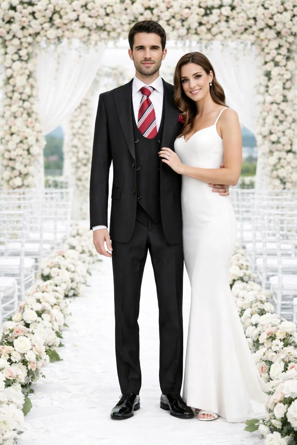 Rossiman Rossi Men's Dress Suit – Premium Tailored Suit for Formal Occasions Modern Fit