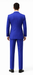 Rossiman Royal Blue Suit for Men – Classic 1-Button Peak Lapel Jacket & Double-Breasted Vest