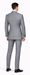 Rossiman Suit  - Classic Fit Athletic Cut 100% Wool Super 150s Italian Fabric Peak Lapel in Color Grey
