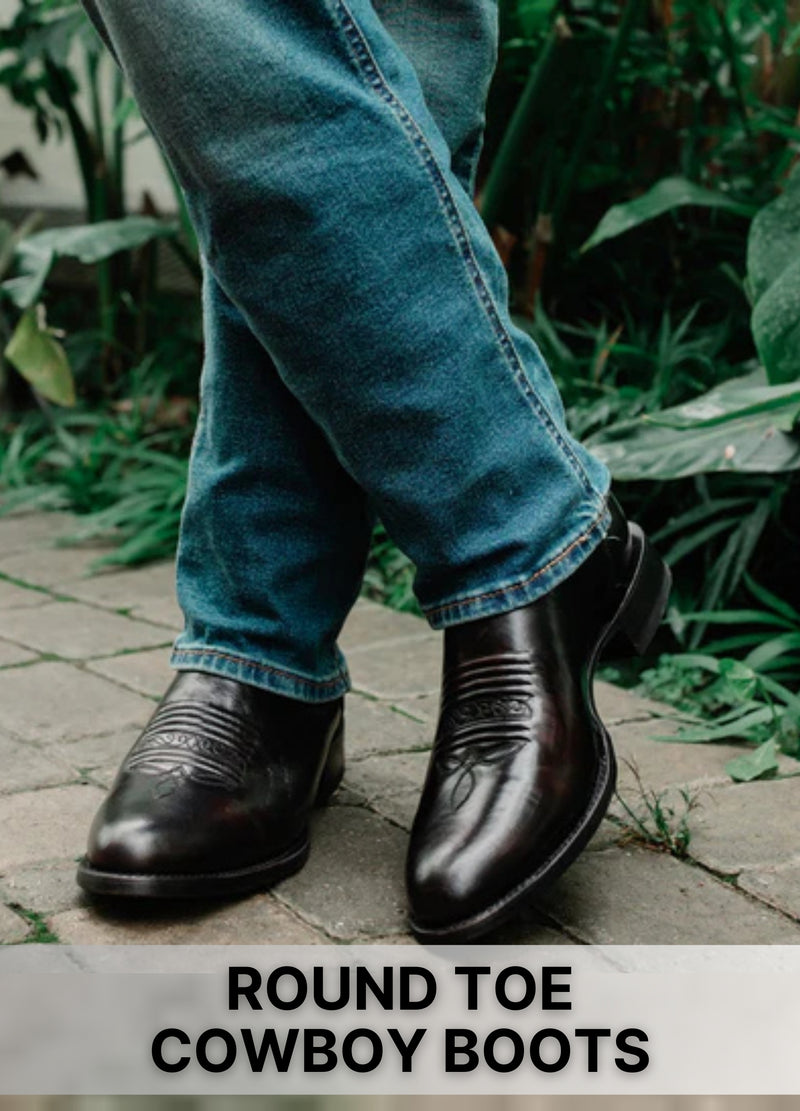Round toe boots