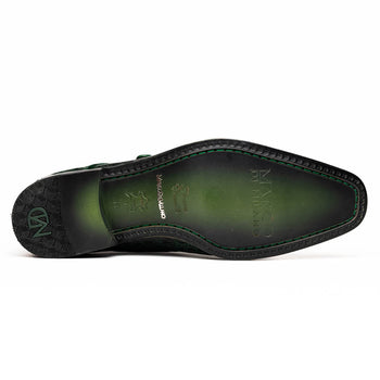 Marco_Di_Milano Rovigo - Forest Green Leather Loafer