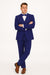 Royal Blue Italian Wool 3-Piece Modern Fit Tuxedo