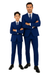 Father and Son Suits -  Royal Blue Boys Suit Perry Ellis Vested Boy's Wedding Suit in Royal Blue