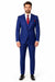 Big Lapel - Wide Lapel - Tom Ford Style Suit - Ticket Pocket - Royal Blue