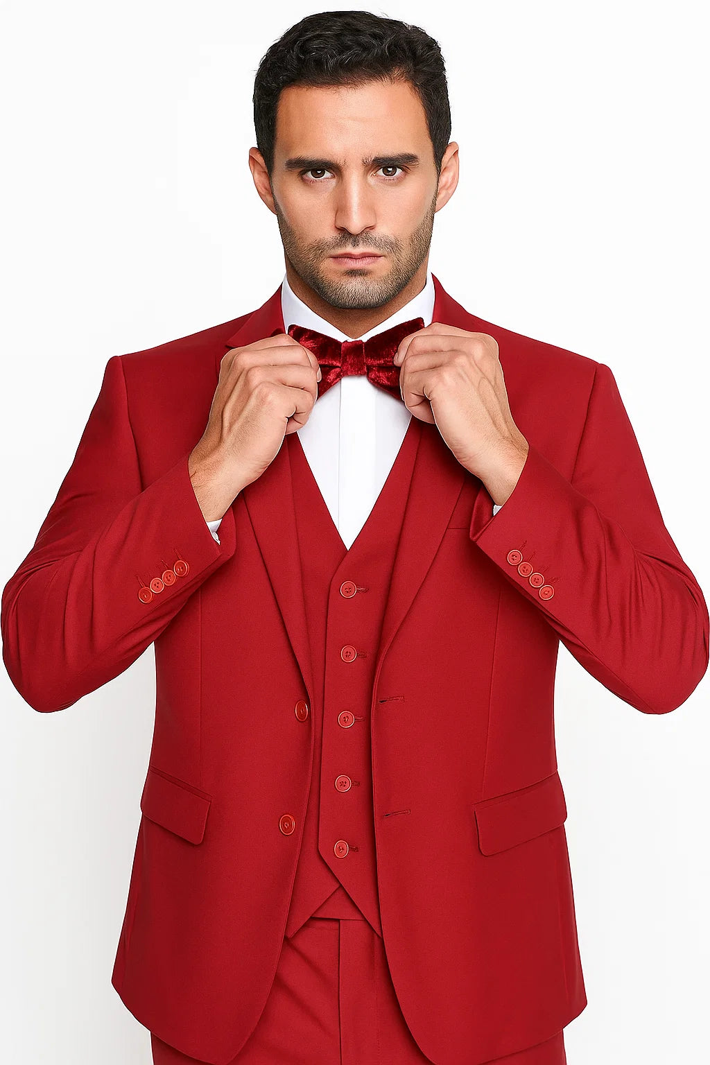 ruby red suit
