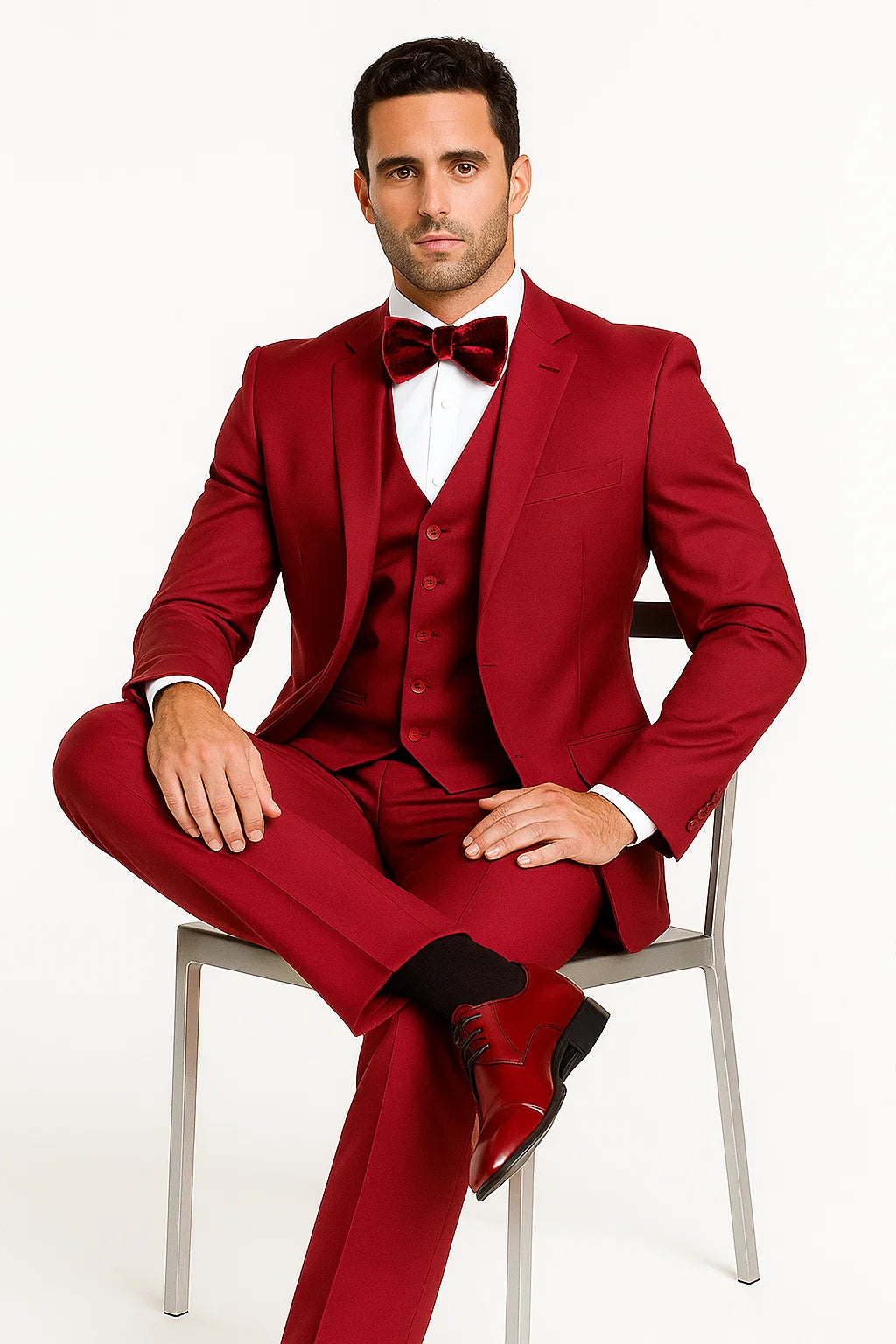 ruby red suit