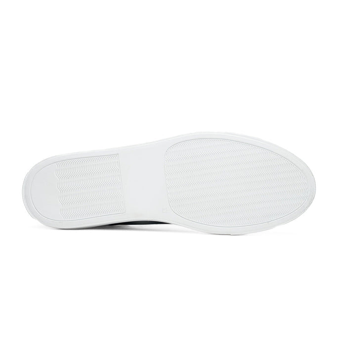Zelli Russo Burnished Calfskin and Crocodile Luxury Sneakers in Olive