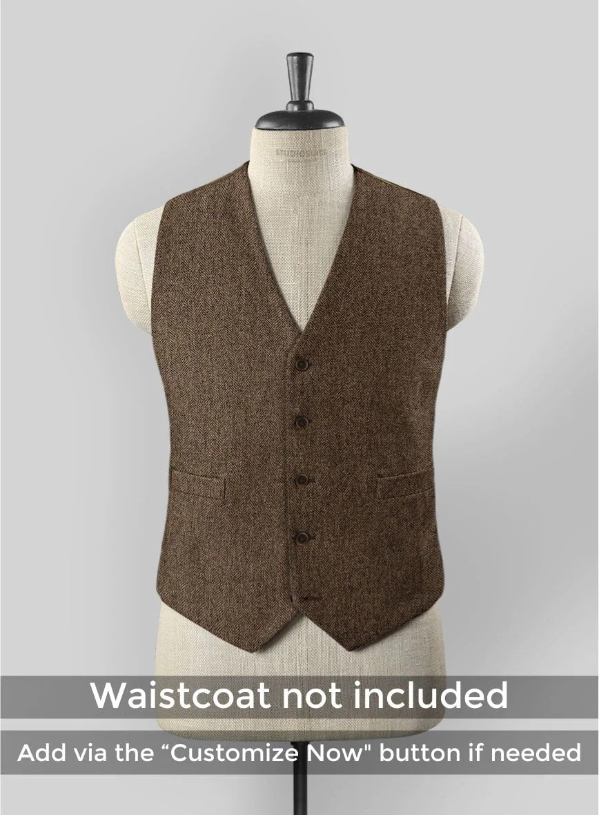 Men's Black Full-length Sleeves Buttoned Closure Peaky Blinders Suit - Peaky Blinders Outfit + Overcoat + Hat (Peaky Blinder Custome) - Image 27