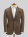 Rust Wool Tweed Suit – Heritage Herringbone Design for Men
