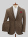 Rust Wool Tweed Suit – Heritage Herringbone Design for Men