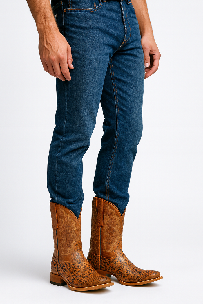 Hand Tooled Cowboy Boots Print - Image 8