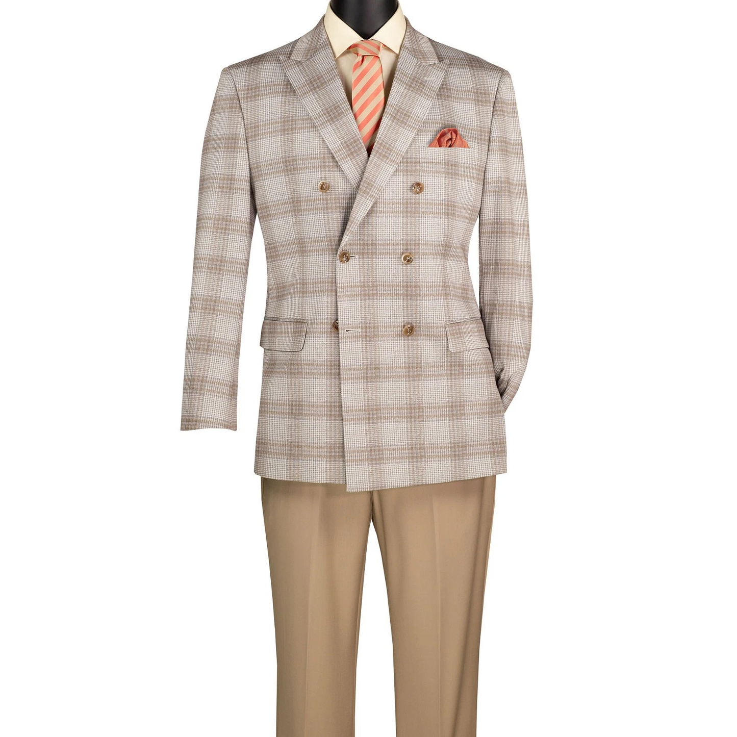 Men Regular-Fit Windowpane Blazer Jacket