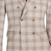 Men Regular-Fit Windowpane Blazer Jacket