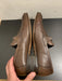 Men’s Regal Brown Slip-On Shoes – Genuine Crocodile & Calfskin Leather