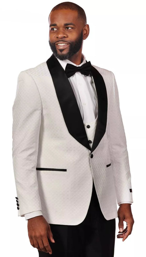 Vitali G2002 - 3 Pieces Tux White