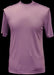 Men's Classy Mock Neck Shiny Pink Short Sleeve Stylish Shirt