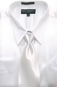 Fashion Cheap Priced Sale White Shiny Silky Satin Men'S Dress Cheap Priced Shirt Online Sale