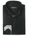 Black 3 Button Collar Fashion Men's Dress Shirt