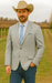 Saco vaquero - Western Sport Coat - Western Blazer   - Mens Two Button Slim Fit Sport Coat Blazer In Light Grey Ash Windowpane Plaid