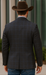Saco vaquero - Western Sport Coat - Western Blazer-Mens Classic Fit Two Button Wool & Linen Sport Coat Blazer In Brown Windowpane Plaid