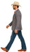 Saco vaquero - Western Sport Coat - Western Blazer- Mens Half Canvas Unconstructed Sport Coat Blazer In Grey Blue Windowpane Plaid