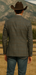 Saco vaquero - Western Sport Coat - Western Blazer - Men's Slim Fit 2 Button Sport Coat Blazer In Grey & Tan Windowpane Plaid