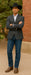 Saco vaquero - Western Sport Coat - Western Blazer - Men's Slim Fit 2 Button Sport Coat Blazer In Grey Windowpane Plaid