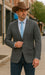 Saco vaquero - Western Sport Coat - Western Blazer- Mens Slim Fit Half Canvas Patch Pocket Summer Cotton Blazer In Charcoal Grey Windowpane Plaid