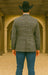 Saco vaquero - Western Sport Coat - Western Blazer- Men's Slim Fit Two Button Glen Plaid Sport Coat In Charcoal Grey
