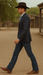Saco vaquero - Western Sport Coat - Western Blazer - Mens Slim Fit Two Button Sport Coat Blazer In Navy Blue & Gold Windowpane Plaid