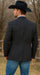 Saco vaquero - Western Sport Coat - Western Blazer - Mens Two Button Classic Fit Wool Sport Coat Blazer In Dark Brown Windowpane Plaid