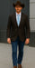 Saco vaquero - Western Sport Coat - Western Blazer - Mens Two Button Classic Fit Wool Sport Coat Blazer In Dark Brown Windowpane Plaid