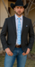 Saco vaquero - Western Sport Coat - Western Blazer - Mens Two Button Classic Fit Wool Sport Coat Blazer In Dark Brown Windowpane Plaid