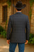 Saco vaquero - Western Sport Coat - Western Blazer - Men's Two Button Regular Fit Double Windowpane Plaid Blazer