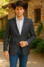 Saco vaquero - Western Sport Coat - Western Blazer - Men's Two Button Regular Fit Double Windowpane Plaid Blazer