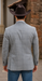 Saco vaquero - Western Sport Coat - Western Blazer - Men's Two Button Regular Fit Light Grey Double Windowpane Plaid Blazer