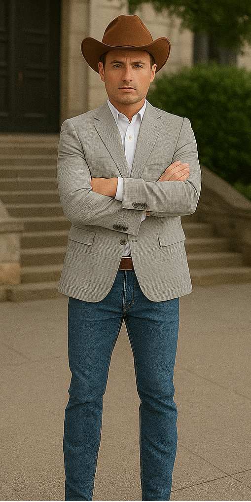 Saco vaquero - Western Sport Coat - Western Blazer - Men's Two Button Regular Fit Sport Coat In Light Green Glen Plaid