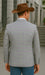 Saco vaquero - Western Sport Coat - Western Blazer - Men's Two Button Regular Fit Sport Coat In Light Grey With Blue & Pink Windowpane Plaid