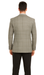 Saco vaquero - Western Sport Coat - Western Blazer - Men's Two Button Regular Fit Tan Double Windowpane Plaid Blazer