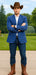 Saco vaquero - Western Sport Coat - Western Blazer - Men's Two Button Slim Fit Business Casual Sport Coat