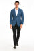 Saco vaquero - Western Sport Coat - Western Blazer - Men's Two Button Slim Fit Glen Plaid Sport Coat Blazer