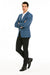 Saco vaquero - Western Sport Coat - Western Blazer - Men's Two Button Slim Fit Glen Plaid Sport Coat Blazer