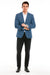 Saco vaquero - Western Sport Coat - Western Blazer - Men's Two Button Slim Fit Glen Plaid Sport Coat Blazer