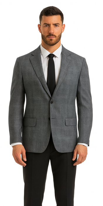 Saco vaquero - Western Sport Coat - Western Blazer - Men's Two Button Stacy Adams Glen Plaid Sport Coat Blazer