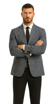 Saco vaquero - Western Sport Coat - Western Blazer - Men's Two Button Stacy Adams Glen Plaid Sport Coat Blazer