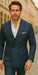 Wool Suit - Italian Made Business Suit by Statement Men's 100% Wool 2 Piece Suit - Double Breasted Plaid