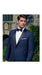 Men'S Evening Peak Dark Navy 1-Button Tuxedo