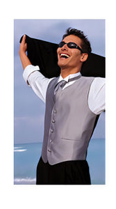 Any Color Dress Tuxedo Wedding Vest ~ Waistcoat ~ Waist Coat & Tie (Your Choice) + Tuxedo Shirt+long Tie+Bow Tie Set Packages In 18 Colors Navy ~ Midnight Blue Men'S Dress Shirt